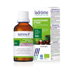 Bio Rosskastanien Urtinktur - Aesculus hippocastanum 50 ml - Ladrôme - Urtinkturen - Frischpflanzenextrakte - 2