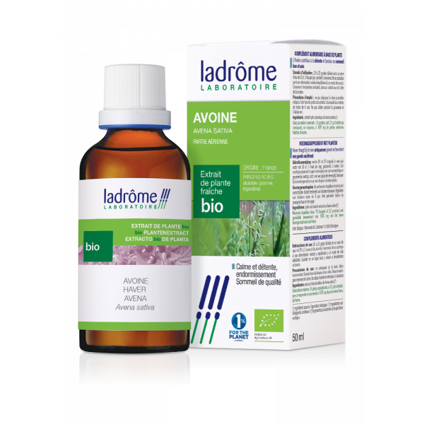 Teinture-mère Avoine Bio - Avena sativa 50 ml - Ladrôme - Teintures-mère - Extraits de plantes fraîches - 1
