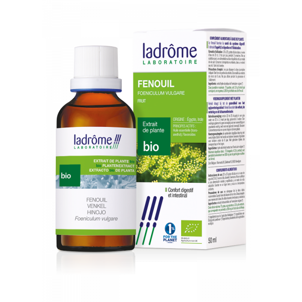 Teinture-mère Fenouil Bio - Foeniculum vulgare 50 ml - Ladrôme - Teintures-mère - Extraits de plantes fraîches - 1