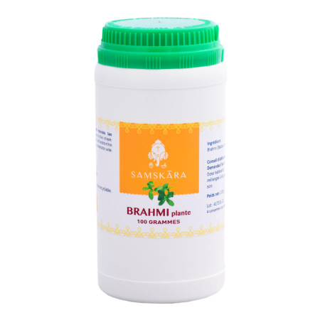 Brahmi - Bacopa monnieri - Plante poudre 100 gr - Samskara - Médecine ayurvédique - 1 Brahmi - Bacopa monnieri - Plante poudre 100 gr - Samskara - Médecine ayurvédique - 1