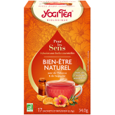 Yogi Tea - Bien-être naturel BIO 17 sachets -Thé Ayurvédique - Tisanes en infusettes - 1-Yogi Tea - Natuurlijk welzijn BIO 17 zakjes - Ayurvedische thee