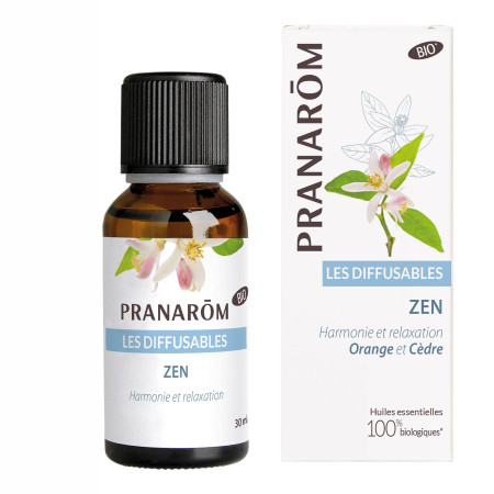 Synergie d'huiles essentielles 'Zen'  30ml Bio - Pranarôm - Huiles essentielles à diffuser - 1