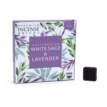 Recharge d'encens en brique - Sauge blanche et lavande - Aromafume - Encens, Résines Traditionnelles & Fumigation - 1 Recharge d'encens en brique - Sauge blanche et lavande - Aromafume - Encens, Résines Traditionnelles & Fumigation - 1