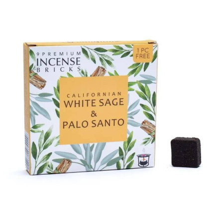 Recharge d'encens en brique - Sauge blanche et Bois Palo Santo - Aromafume - Encens, Résines Traditionnelles & Fumigation - 2 Recharge d'encens en brique - Sauge blanche et Bois Palo Santo - Aromafume - Encens, Résines Traditionnelles & Fumigation - 2