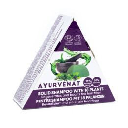 Barre de shampoing solide Ayurvedique aux 18 herbes Bio - Ayurvenat - Hygiène au quotidien - 2