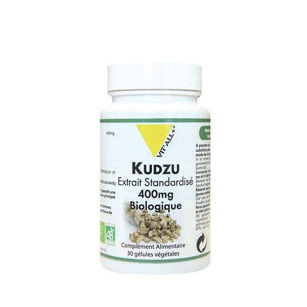 Kudzu Extrait standardisé 400mg - 30 gélules - Vitall+ - 2 - Herboristerie du Valmont