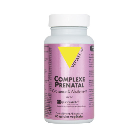 Complexe Prénatal avec Acide folique ( Grossesse et allaitement) 60 comprimés - Vitall+ - Complexes Multi-vitamines et  Minéraux
