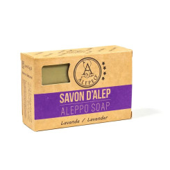 Savon d'Alep Lavande à 8% d'huile de laurier 100 gr - Alepeo - Hygiène au quotidien - 1