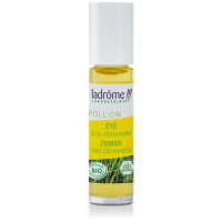 Roll'on Eté à la citronnelle Anti-Moustiques à base d'huiles essentielles Bio 10 ml - Ladrôme - Anti-Moustiques - Piqûres - 1-Roll'on Eté à la citronnelle Anti-Moustiques à base d'huiles essentielles Bio 10 ml - Ladrôme