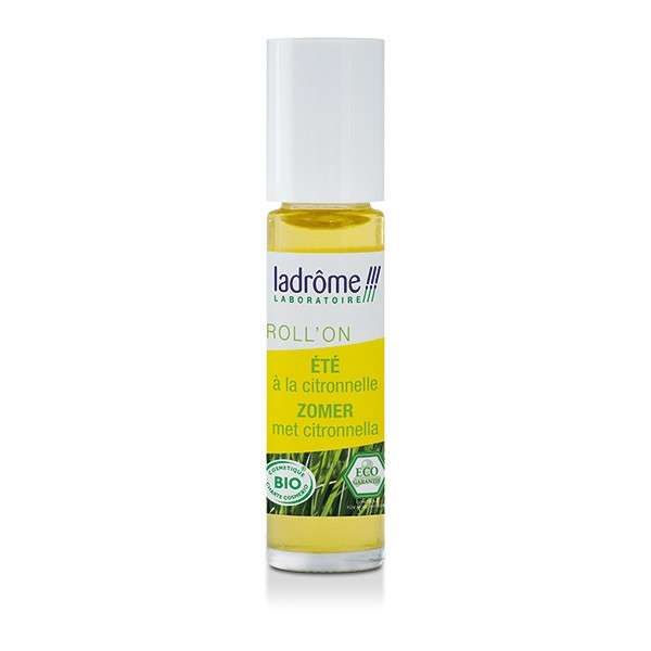 Roll'on Eté à la citronnelle Anti-Moustiques à base d'huiles essentielles Bio 10 ml - Ladrôme - Anti-Moustiques - Piqûres - 1