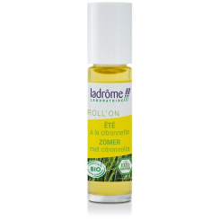 Roll'on Eté à la citronnelle Anti-Moustiques à base d'huiles essentielles Bio 10 ml - Ladrôme - Anti-Moustiques - 1