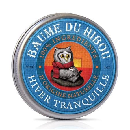 Baume de massage Bio - Hiver tranquille 30 ml - Les Baumes du Hibou - Baumes et beurres de soins + - 1