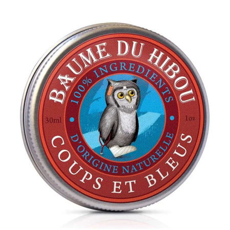 Baume de massage Bio - Coups et bleus 30 ml - Les Baumes du Hibou - Baumes et beurres de soins + - 1