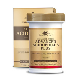 Advanced Acidophilus Plus (probiotiques, sans produits laitiers) 60 gélules végétales - Solgar - Probiotiques - 1