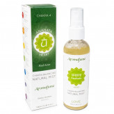 Parfum d'ambiance Ayurvédique - Amour - Chakra du cœur (4) Anahata -  Spray 100 ml - Aromafume - Encens, Résines Traditionnelles