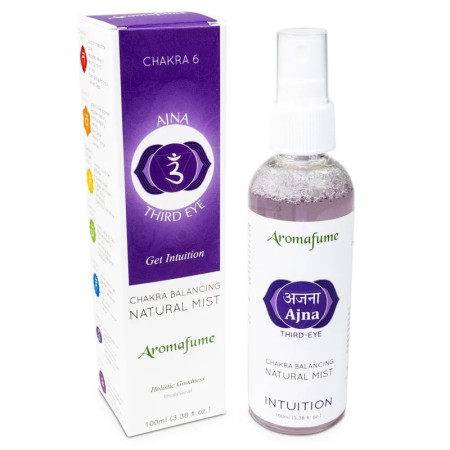 Parfum d'ambiance - Chakra (6) du troisième œil - Ajna - Spray 100ml - Aromafume - Encens, Résines Traditionnelles & Fumigation Parfum d'ambiance - Chakra (6) du troisième œil - Ajna - Spray 100ml - Aromafume - Encens, Résines Traditionnelles & Fumigation