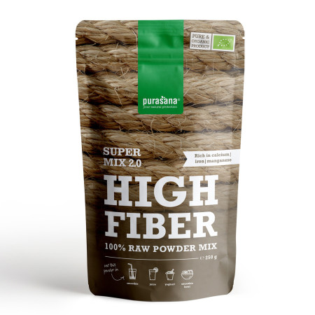 High fiber mix Bio 250 gr - Purasana - SuperFood - Superaliments - Raw Food - 1 High fiber mix Bio 250 gr - Purasana - SuperFood - Superaliments - Raw Food - 1