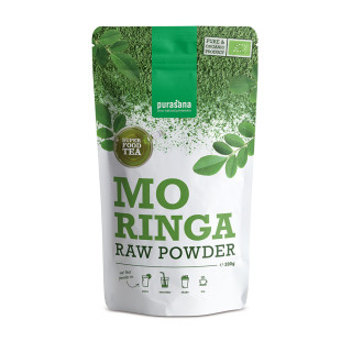 Moringa Poudre Bio 200 gr - Super Food - Purasana - <p>Moringa oleifera - La plante la plus riche en nutriments qu'offre la natu