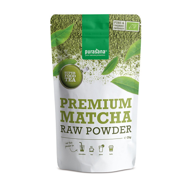 Matcha poudre  BIO 75 g - Purasana - SuperFood - Superaliments - Raw Food - 1