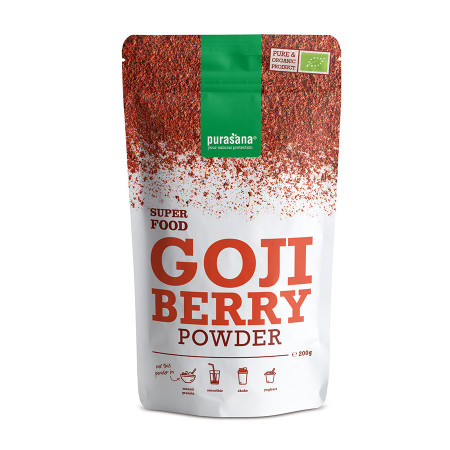 Baies de Goji Poudre Bio 200 g - Purasana - SuperFood - Superaliments - Raw Food - 1 Baies de Goji Poudre Bio 200 g - Purasana - SuperFood - Superaliments - Raw Food - 1