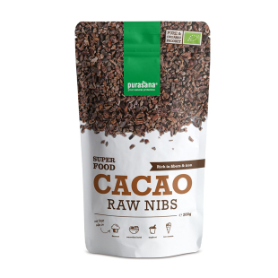 Cacao Fèves éclats BIO 200 g Super Food - Purasana - <p>Super Food riche en Magnésium - Antioxydants - Acides aminés - Renforce Cacao Fèves éclats BIO 200 g Super Food - Purasana - <p>Super Food riche en Magnésium - Antioxydants - Acides aminés - Renforce