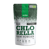 Chlorella poudre BIO 200g (Chlorella Raw Powder Super Food) - Purasana - <p>La chlorelle est riche en vitamines, minéraux et fib