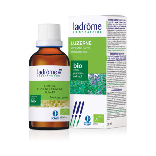 Teinture-mère Alfalfa - Luzerne commune Bio - Medicago sativa - 50 ml - Ladrôme - <p>Medicago sativa - Aide à conserver la forme