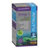 Omega-3 Platinum DHA et EPA - Huile d'algues - 60 Softgel - Mannavita - Complément alimentaire - 1