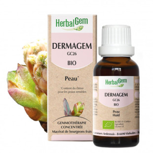 Dermagem - Peaux atopiques - 50 ml Bio - Herbalgem - CG26 - Complexes de gemmothérapie - 1