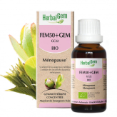 Fem50+ Gem - Ménopause - 30 ml Bio - Herbalgem - GC22 - Gemmothérapie - 1-Fem50+ Gem 50 ml Bio - Herbalgem - GC22