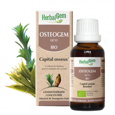 Ostéogem - Capital osseux - 15 ml Bio - Herbalgem - GC13 - Gemmothérapie - 1