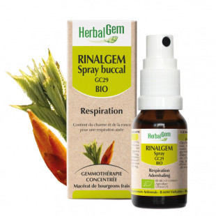 Rinalgem - Allergie - Spray buccal 10 ml Bio - Herbalgem - GC29 - Gemmothérapie - 1