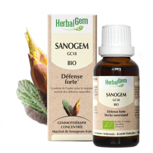 Sanogem - Défense - 50 ml Bio - Herbalgem - GC18 - Gemmothérapie - 1 Sanogem - Défense - 50 ml Bio - Herbalgem - GC18 - Gemmothérapie - 1