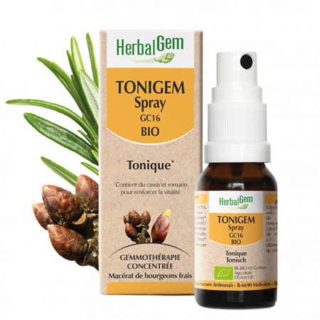Tonigem - Tonus et vitalité - 15 ml Bio - Herbalgem - GC16 - Gemmothérapie - 2
