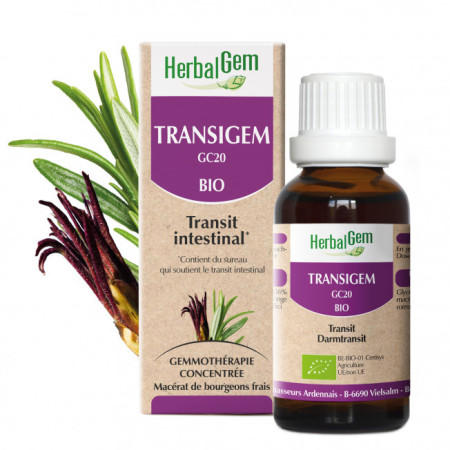 Transigem - Transit intestinal - 50 ml Bio - Herbalgem - GC20 - Gemmothérapie - 1