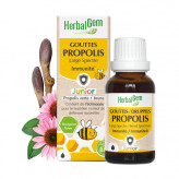 Propolis Junior Gorge en gouttes 15 ml Bio - Herbalgem - Propolis - 1-Propolis Junior Gorge en gouttes 15 ml Bio - Herbalgem