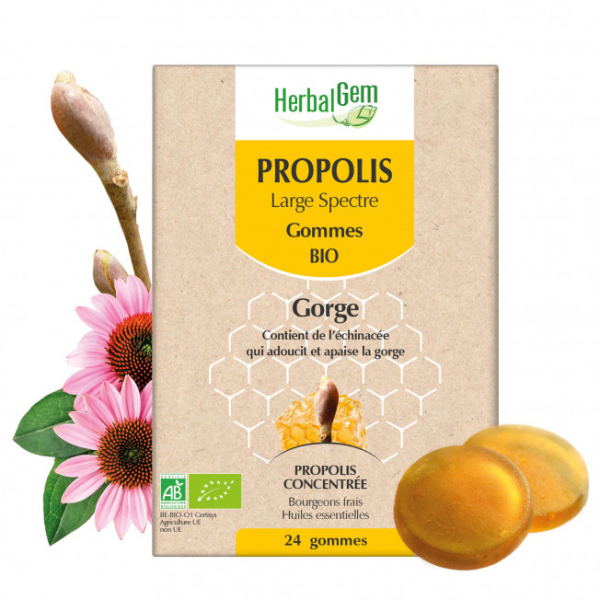 Propolis Breitspektrum BIO 24 Gummibärchen - Herbalgem - Propolis - 1