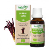 Sureau noir bourgeon Bio - Sambucus nigra Macérat - 30 ml - Herbalgem - Gemmothérapie - 1-Extrait de bourgeon de Sureau noir Bio - 30 ml - Herbalgem