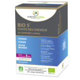 BIO 5 chute des cheveux 90 comp. Bio - Science & Equilibre - Peau - Ongles - Cheveux - 1-BIO 5 chute des cheveux 90 comp. Bio - Science & Equilibre