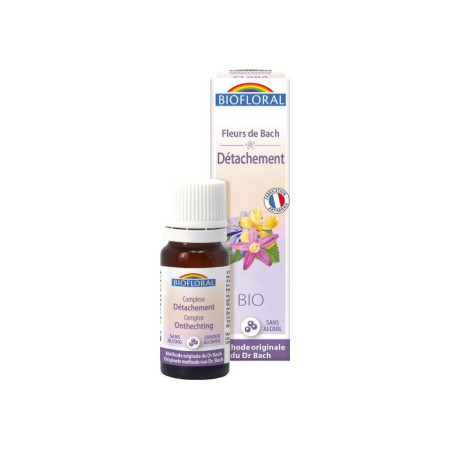 Complexe N°1 Détachement (ancien Dépendance) en granules Bio Tube de 10 g - Biofloral - Fleurs de Bach en granulés sans alcool + Complexe N°1 Détachement (ancien Dépendance) en granules Bio Tube de 10 g - Biofloral - Fleurs de Bach en granulés sans alcool +