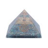 Orgonite Pyramide Rubis et Kyanite - 7x7x6cm - Lithothérapie - Lithothérapie - Pierres de Santé - Bijoux - 2-Orgonite Pyramide Rubis et Kyanite - 7x7x6cm - Lithothérapie