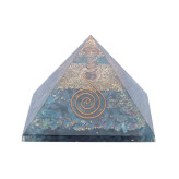Orgonite Pyramide rubis en Kyanite - 7x7x6cm - Lithothérapie - Lithothérapie - Pierres de Santé - Bijoux - 2