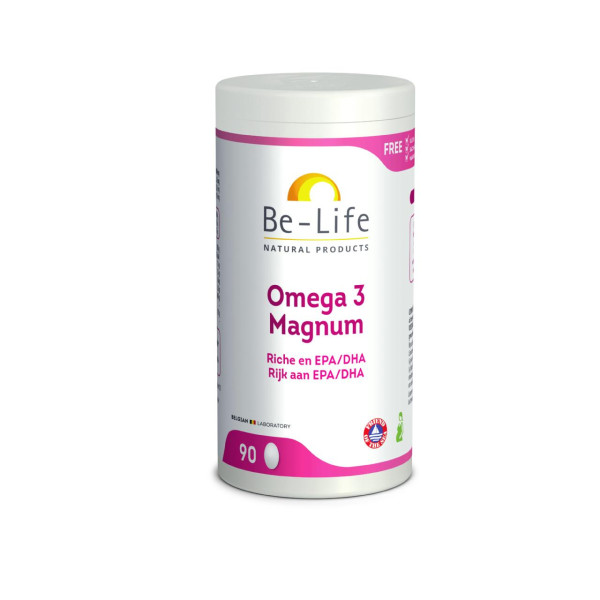 Omega 3 Magnum 90 gélules - Be-Life - Acides Gras essentiels (Omega) - 1