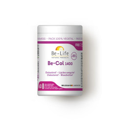 be-col 1400 60 gélules - Be-Life - Levure de Riz Rouge - CoQ10 - 1