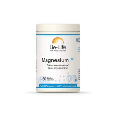 Magnésium 500 50 gélules - Be-Life - Complément alimentaire - 1