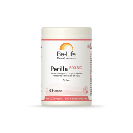 Perilla 500 Omega 3 BIO 60 gélules - Be Life - Toute la gamme Be-Life - 1