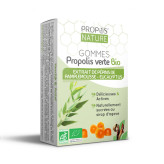 -Gomme à la Propolis verte et Extrait de pamplemousse Bio goût Eucalyptus 45 gr - Propos' Nature