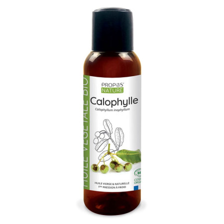 Huile végétale de Calophylle Bio 100 ml - Propos'Nature - Huiles végétales, beurres et baumes - 1