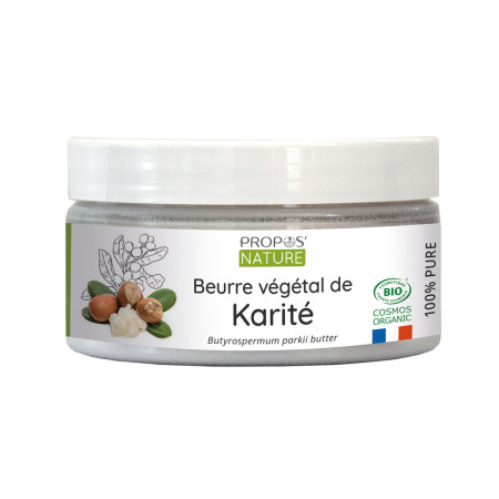 Beurre de karité bio et végane 4 oz  120 ml - Savonnerie Poussière D'Étoile