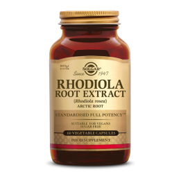 Rhodiola Rosea (standardisierter Extrakt) 60 pflanzliche Kapseln - Solgar - Kräuterkapseln - Extrakte (EPS) - 1